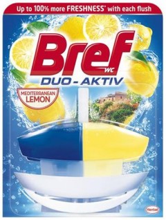 WC illatosító gél, 50 ml, BREF "Duo Aktív", citrus