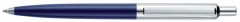 Golyóstoll, 1 mm, nyomógombos, díszdoboz, kék tolltest, DIPLOMAT "Equipment", kék