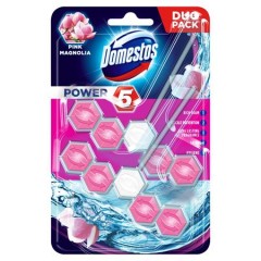 WC fertőtlenítő, 2x55 g, DOMESTOS "Power 5", pink magnólia